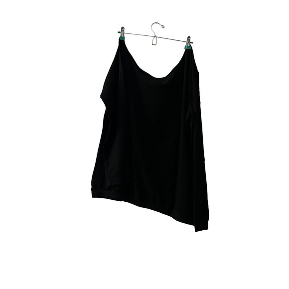 Magicmk Women's Black Long Sleeve Blouse 4XL Red Lips Printed Round Neck - Picture 3 of 7